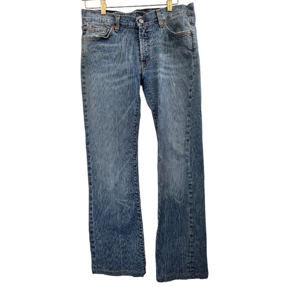 7 For All Mankind Bootcut Medium Wash Button & Zip Fly Jeans Size 30